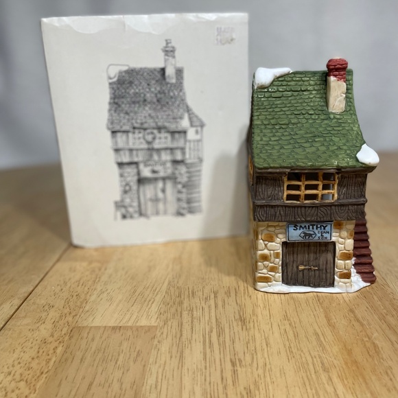 Department 56  Dicken’s Village Series “ Bean &  Son Smithy Shop” - Picture 10 of 12